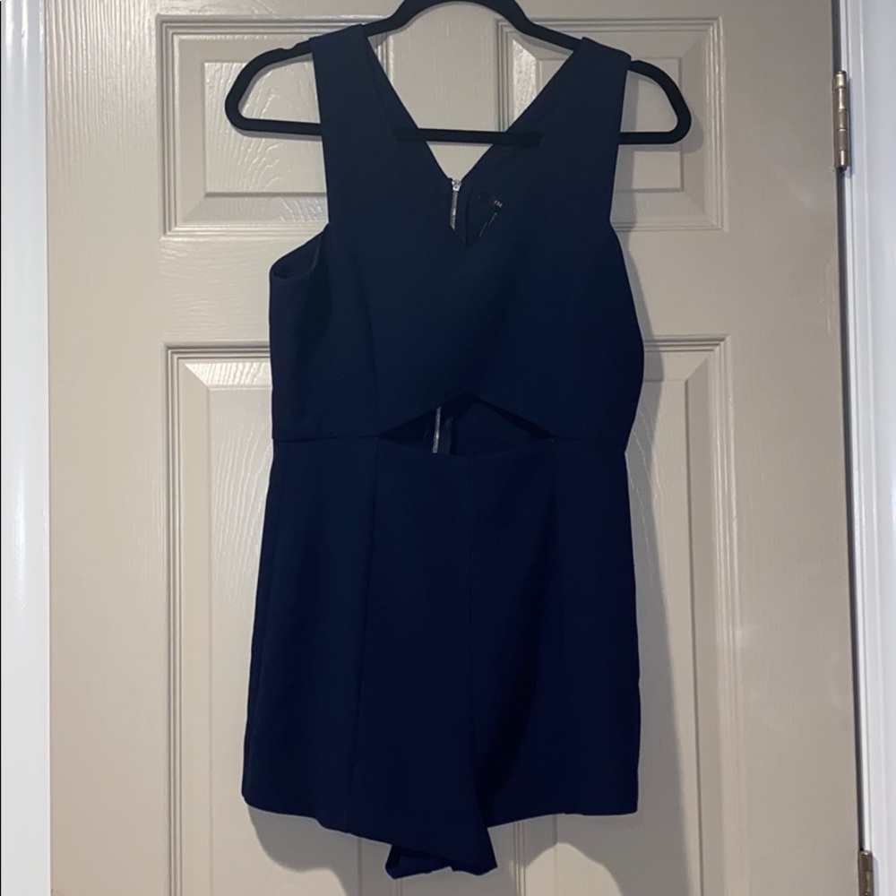 Navy Romper